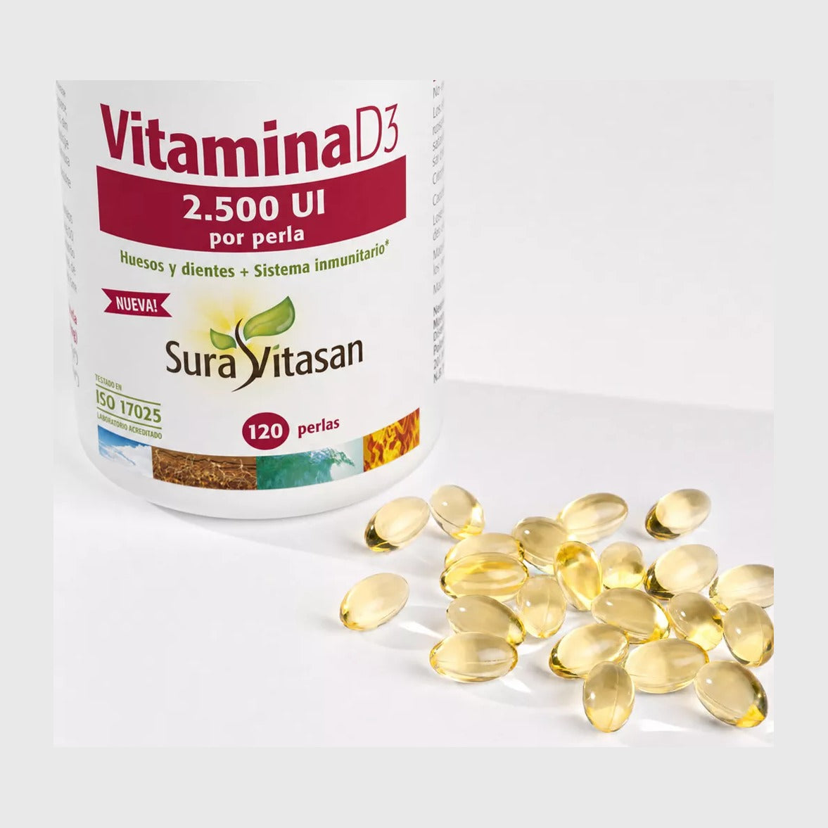 Vitamina D3 2.500 UI Sura Vitasan - perlas