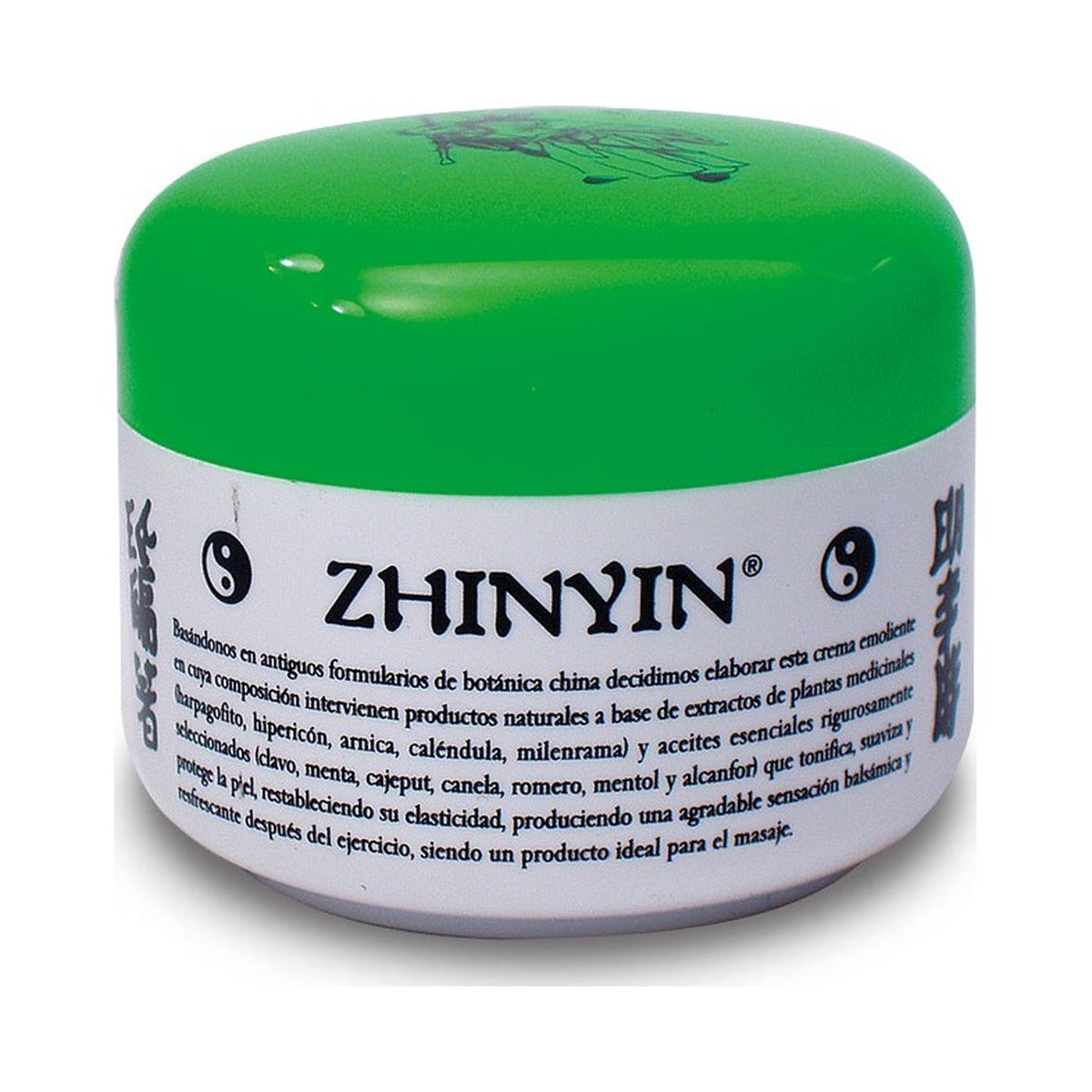 Zhinyin Crema de Masaje 50 ml, vista de detalle de la etiqueta