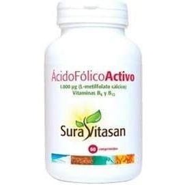 Ácido Fólico Activo L-Metilfolato B6 B12 60 comprimidos