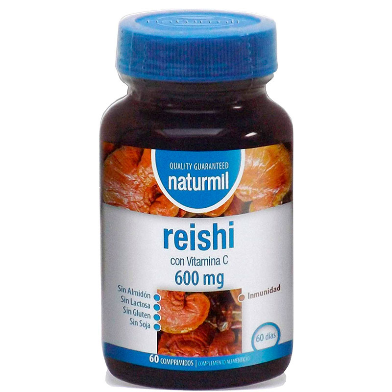 Reishi 600 mg con Vitamina C 60 Comprimidos