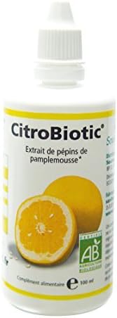Citrobiotic - Extrait of ppins from pamplemousse bio - 100 ml extrait liquide - Effet anti-oxydant, g by Source Claire