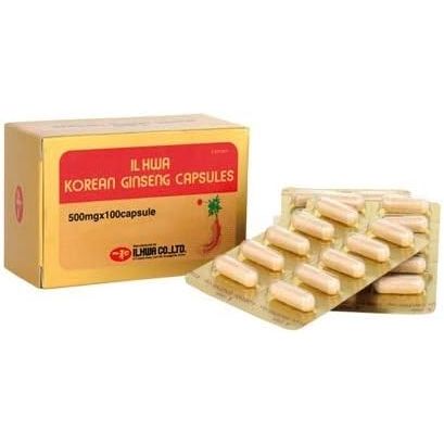 Ginseng Il Hwa 500 mg 100 cápsulas
