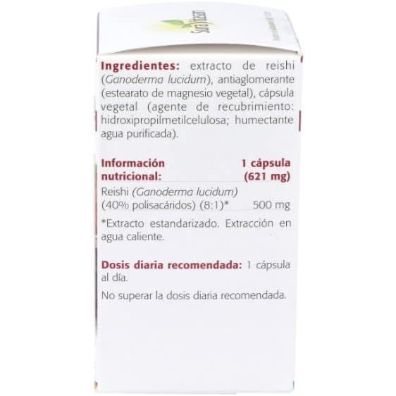 Reishi extracto 8:1 500 mg 60 cápsulas pack 3
