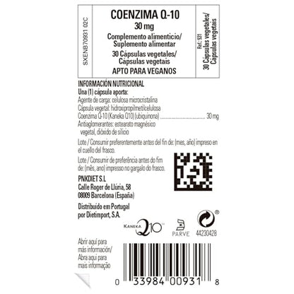 Solgar | CoQ-10 (Coenzyme Q-10) 30 mg | 30 Vegetable Capsules