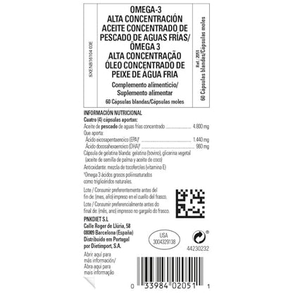 Solgar | Double Strenght Omega 3 | Food Supplement with EPA and DHA | With Omega 3 | For Men and Women | 60 Capsules