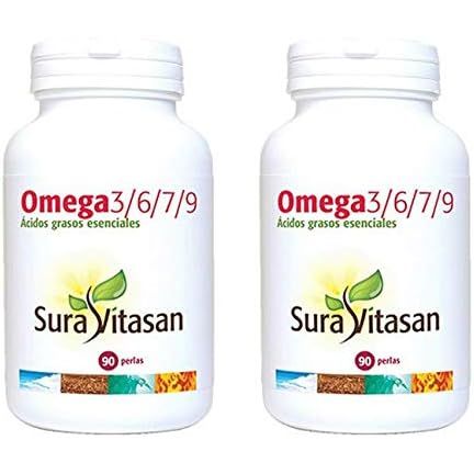 Omega 3/6/9/7 EPA 640 mg DHA 320 mg Pack 2 (180 perlas)