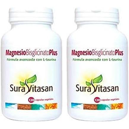 Magnesio bisglicinato 300 mg 120 cápsulas Pack 2