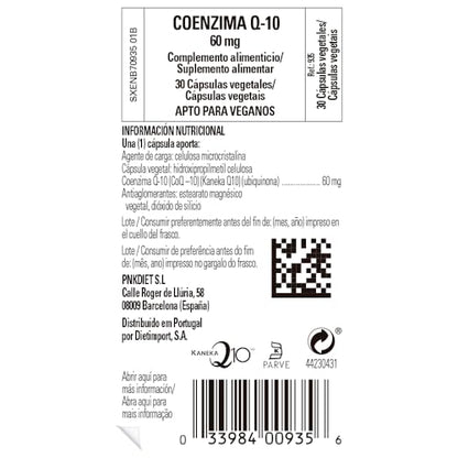 Solgar CoQ-10 (Coenzyme Q-10) 60 mg Vegetable Capsules - Pack of 60