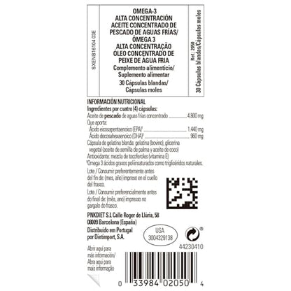 Solgar | Double Strenght Omega 3 | Food Supplement with EPA and DHA | With Omega 3 | For Men and Women | 60 Capsules