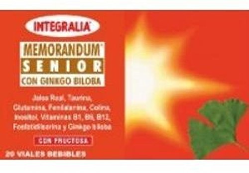 Memorandum Senior 20 ampollas de Integralia