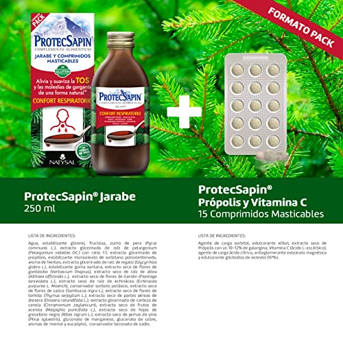 PROTECSAPIN SYRUP | With Pine Yolks and Plant Extracts | Natural Defenses| NATYSAL