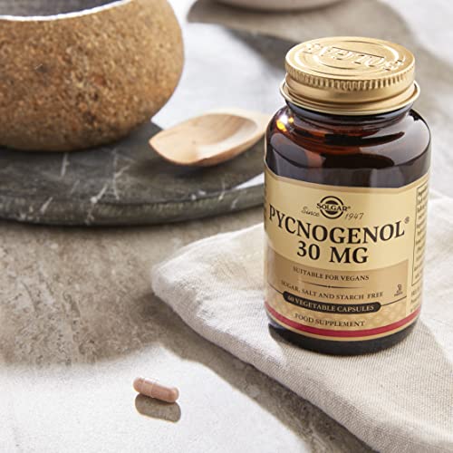 Solgar Pycnogenol Vegetable Capsules 100 mg, Pack of 30