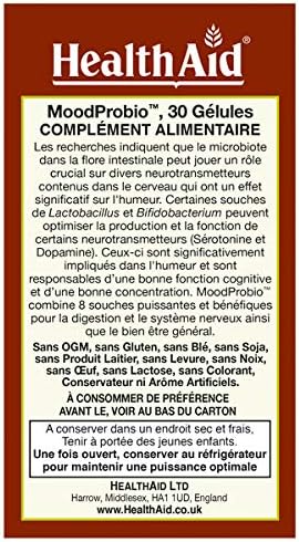 Health Aid Moodprobio 30Billion Vegan 30Vcaps. 0.021 21g