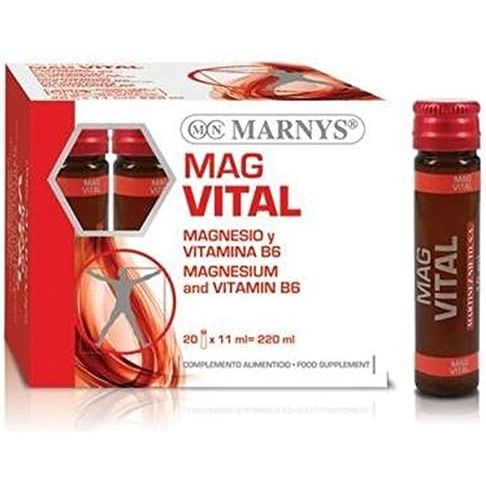 Magvital magnesio triple fuente vitamina B6 20 viales
