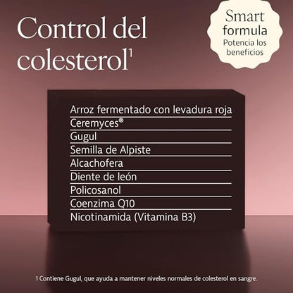 PLAMECA - Polycol One with Red Rice Yeast, Reduces and Maintains Cholesterol Levels, Liver in Good Condition, New Formula with Gugul, Artichoke and Dandelion - 30 Capsules (Pack of 2)