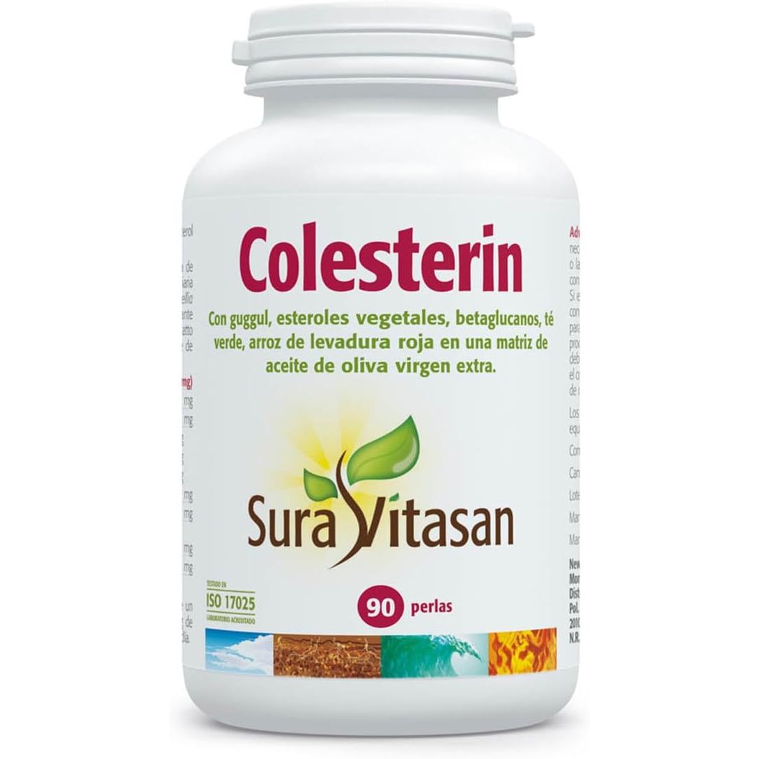 Colesterina Fitosteroles Arroz Rojo 90 perlas
