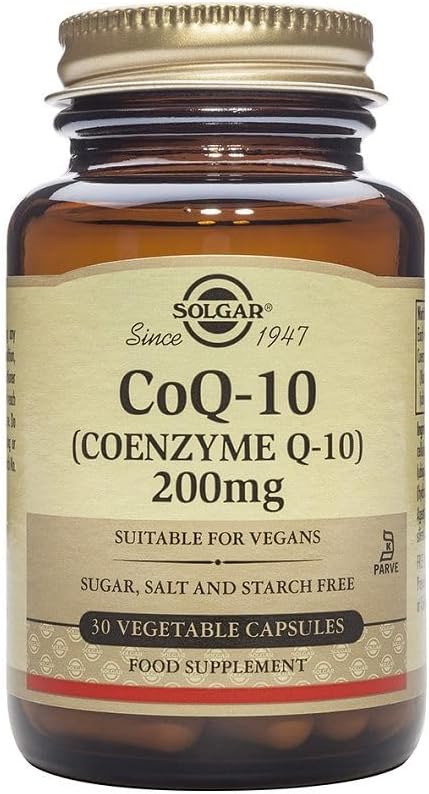 Coenzyme CoQ10 200mg (vegan) 30 vegetable capsules (200mg)