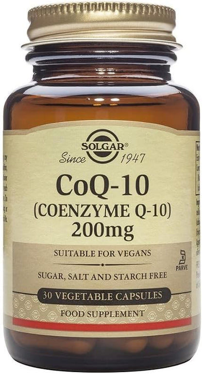 Coenzyme CoQ10 200mg (vegan) 30 vegetable capsules (200mg)