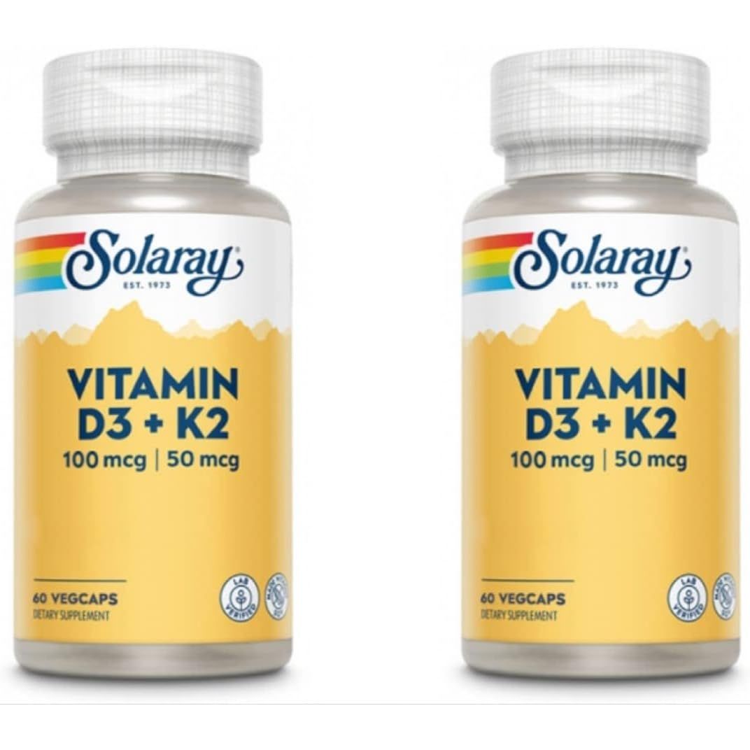 Vitamina D3 1000 UI + K2 MK7 120 mcg Sura Vitasan – 60 cápsulas vegetales