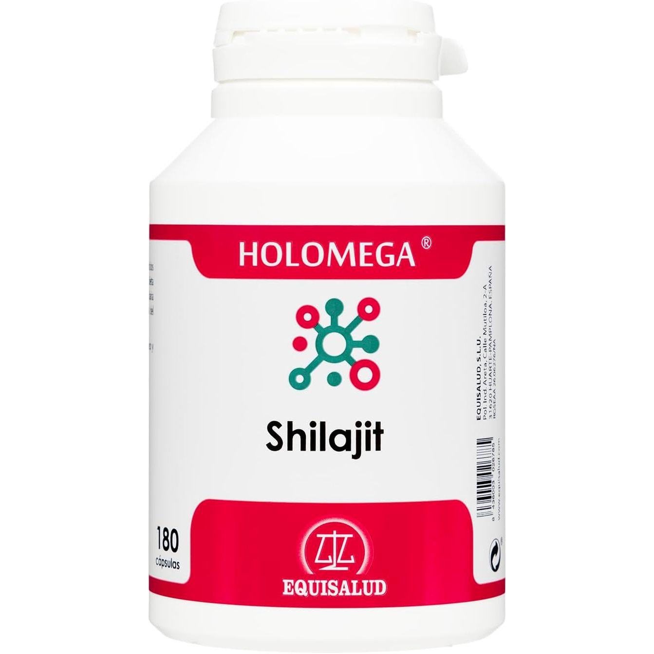 Holomega Shilajit energía vitalidad 180 cápsulas