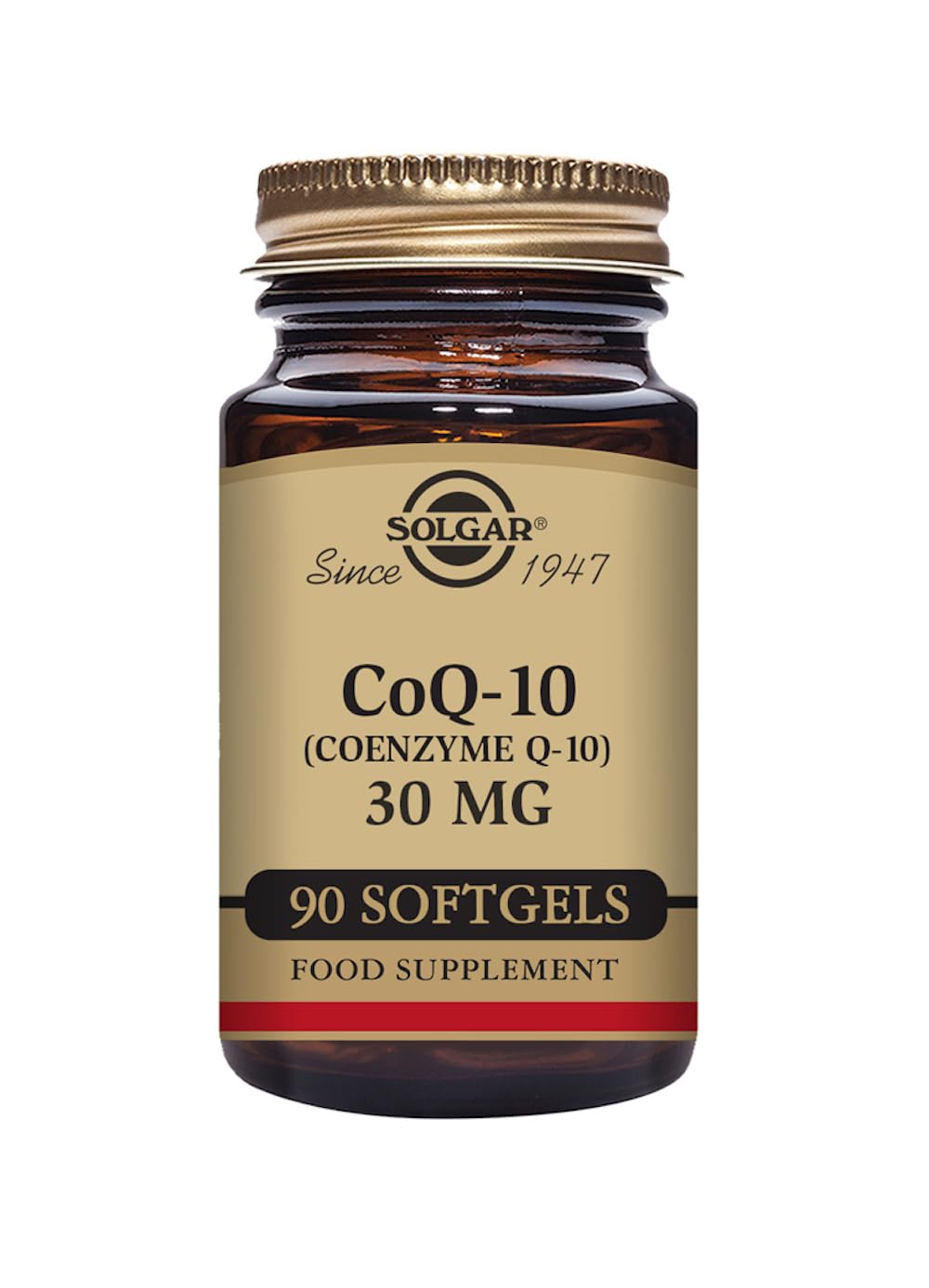 Solgar | CoQ-10 (Coenzyme Q-10) 30 mg | 30 Vegetable Capsules