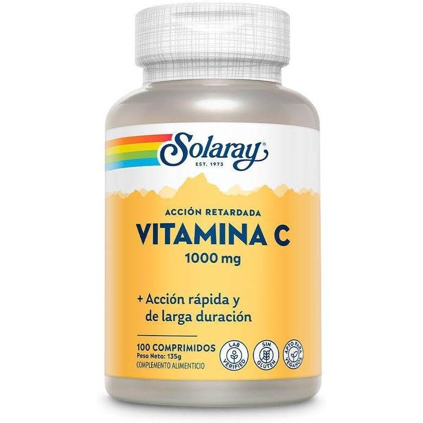 Vitamina C 1000 mg rosa mosqueta acerola 100 comprimidos