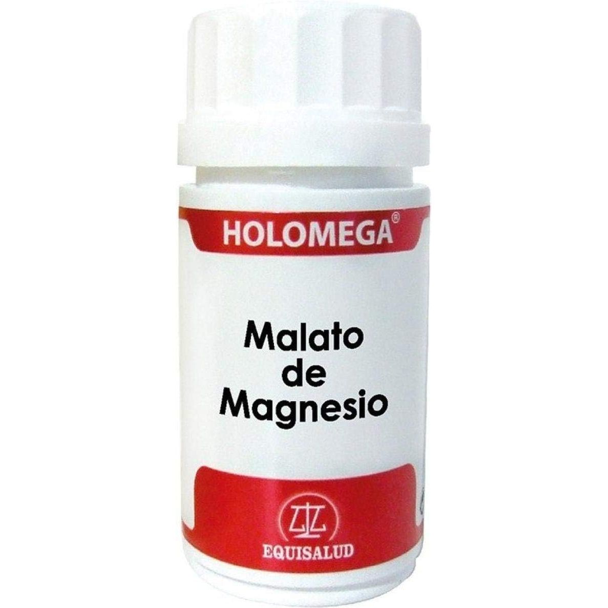Holomega magnesio malato energía músculos 50 cápsulas