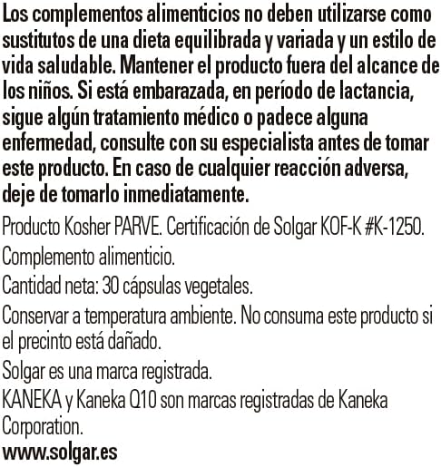 Coenzyme CoQ10 200mg (vegan) 30 vegetable capsules (200mg)