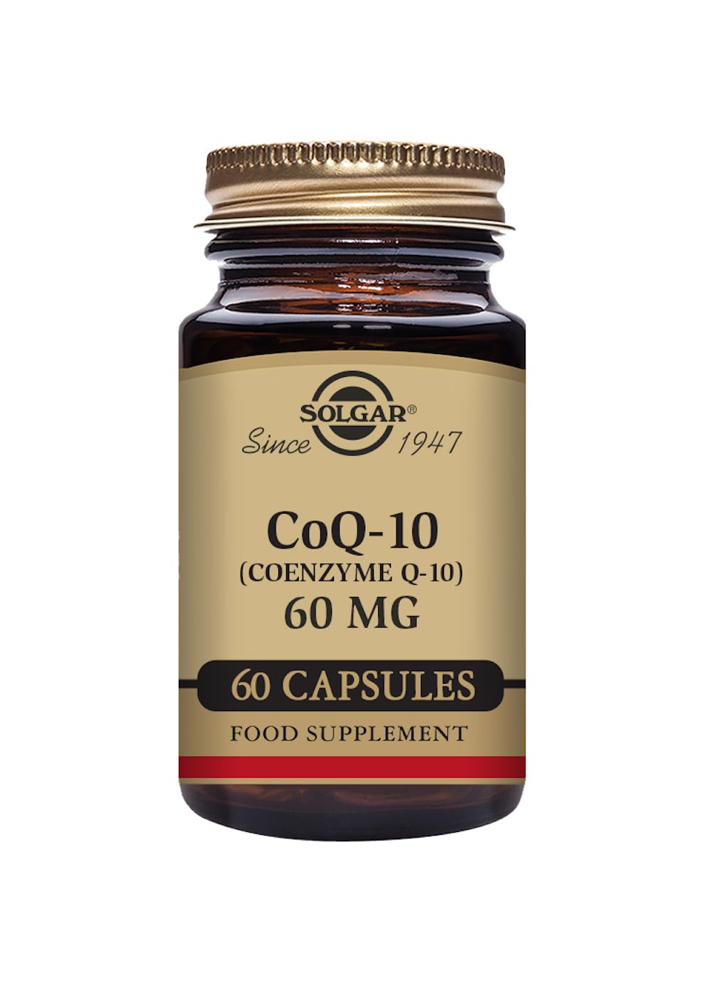 Solgar CoQ-10 (Coenzyme Q-10) 60 mg Vegetable Capsules - Pack of 60