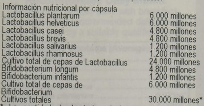 Health Aid Moodprobio 30Billion Vegan 30Vcaps. 0.021 21g