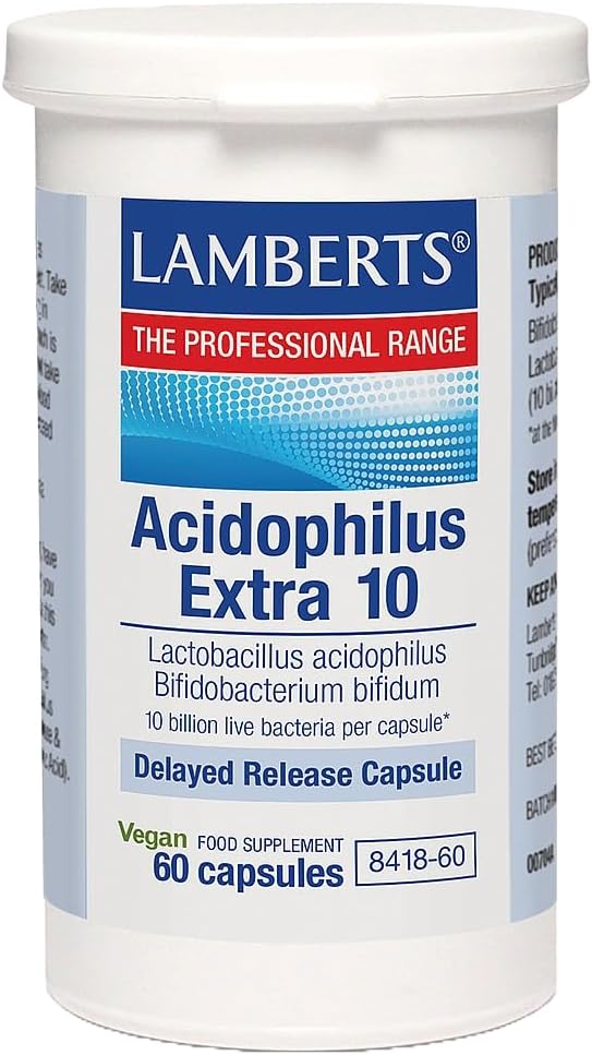 Lamberts Acidophilus Extra 10-60 Cápsulas