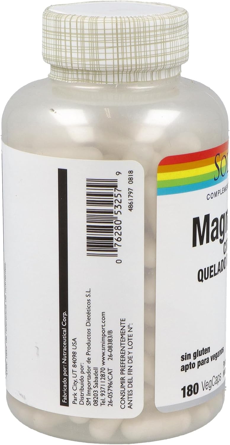 Solaray Magnesium Citrate 133mg | Magnesium | 180 VegCaps