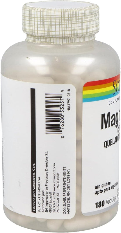 Solaray Magnesium Citrate 133mg | Magnesium | 180 VegCaps