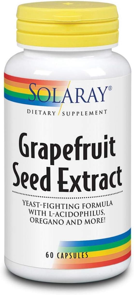 Solaray Grapefruit Seed Extract Capsules, 250mg, 60 Count