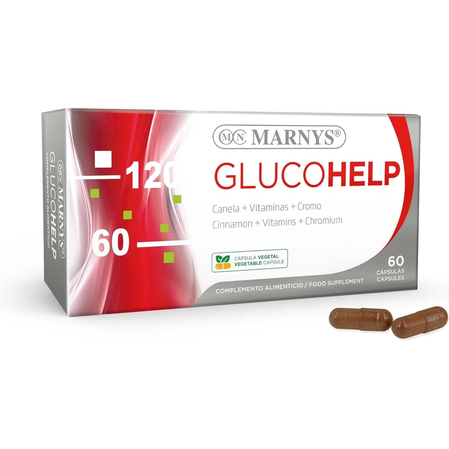 Glucohelp control glucosa normal 60 cápsulas