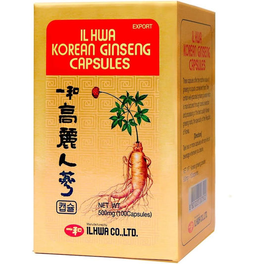 Ilhwa Korean Panax Ginseng 500mg 100 capsules