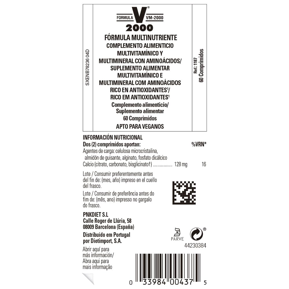 Solgar | Formula VM-2000 | Food Supplement to Support Wellness and Immunity | With 32 Vitamins | For Men & Women | 180 Capsules