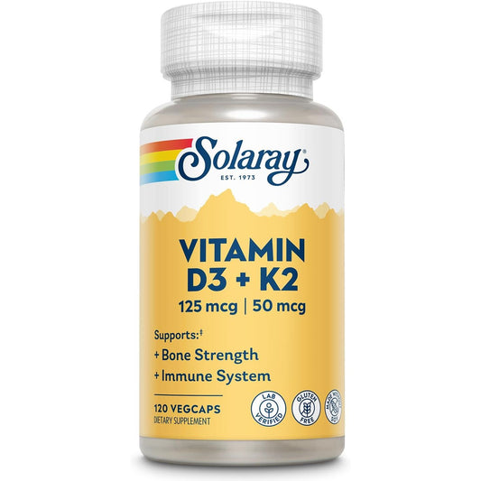 Vitamina D3 K2 colecalciferol menaquinona 120 cápsulas