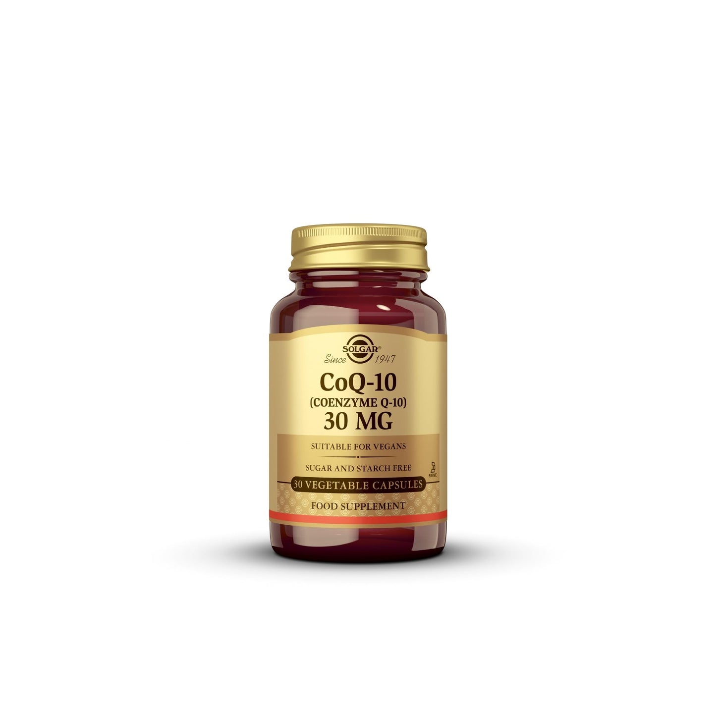 Solgar | CoQ-10 (Coenzyme Q-10) 30 mg | 30 Vegetable Capsules