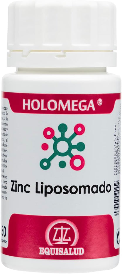 Holomega Zinc Liposomal from Equisalud, 50 Capsules