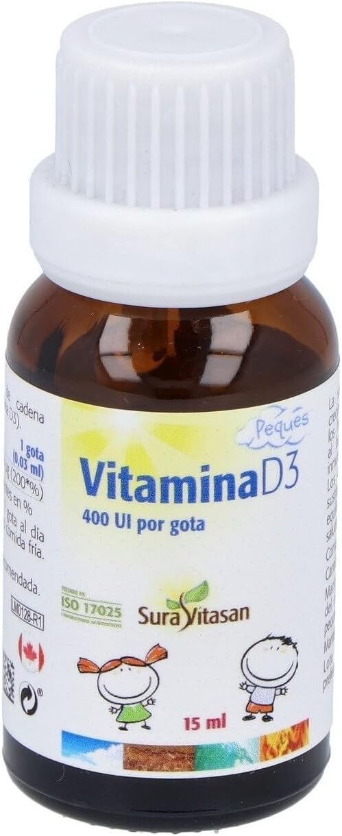 Vitamin D3 small (400IU/drop) 15cc Suravitasan