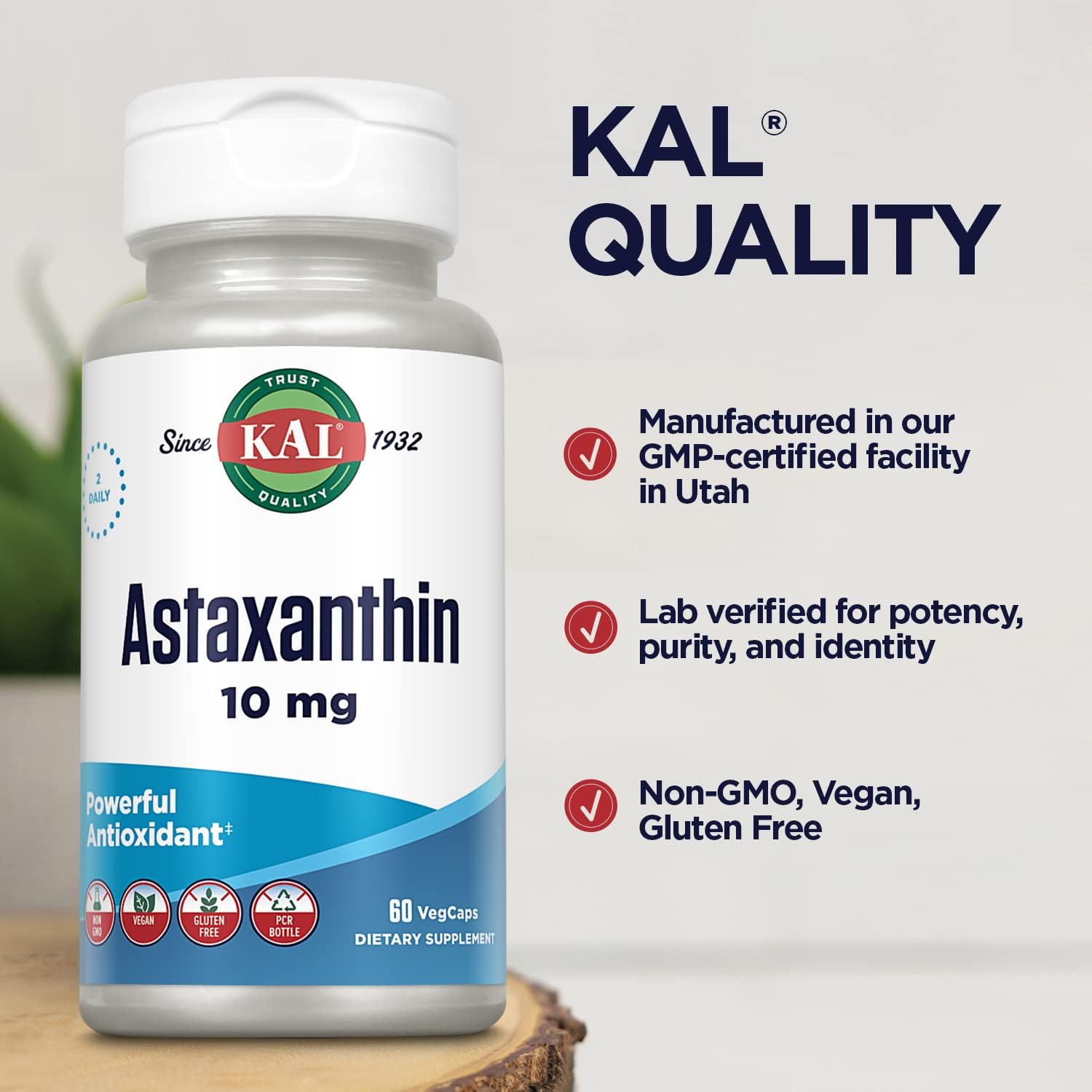 ASTAXANTHIN 10 MG 60 CAPSULAS