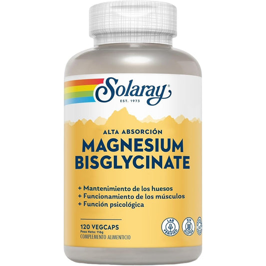 Bisglicinato de Magnesio 120 cáps