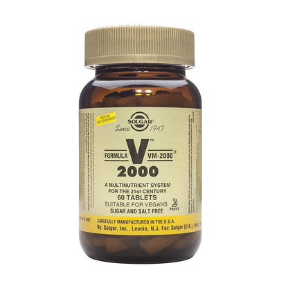 Solgar | Formula VM-2000 | Food Supplement to Support Wellness and Immunity | With 32 Vitamins | For Men & Women | 180 Capsules