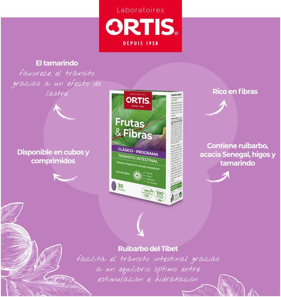 ORTIS - FRUIT & FIBERS REGULAR 30 tablets