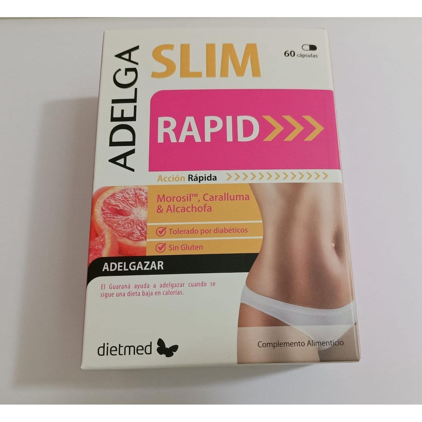 Adelga Slim Rapid extractos naturales fibra 60 cápsulas