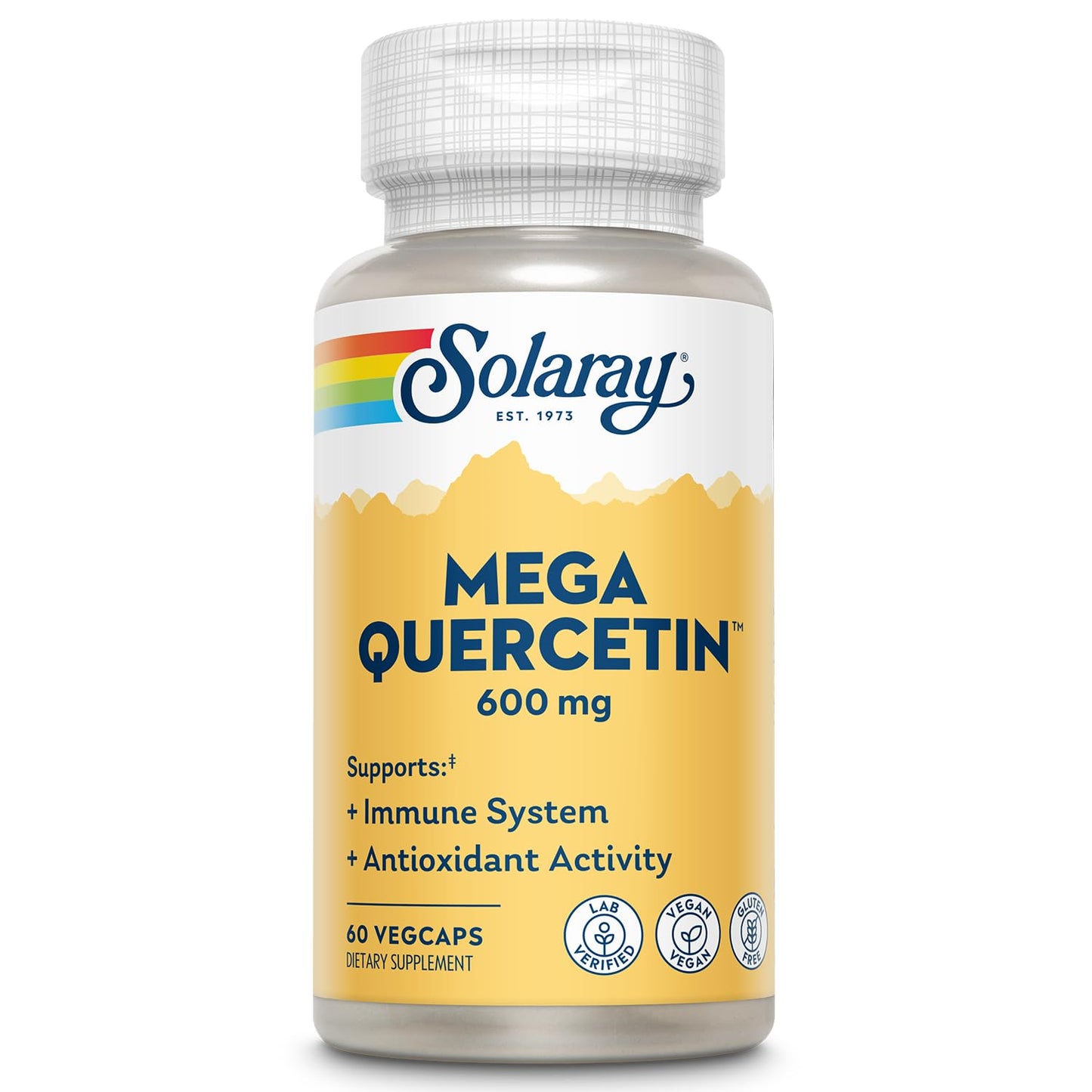Quercetina mega antioxidante 60 cápsulas