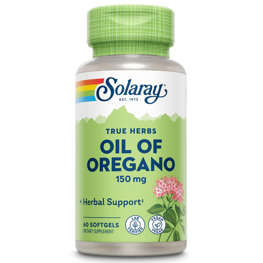 Solaray Oil of Oregano 150mg | Oregano Oil | 60 Pearls