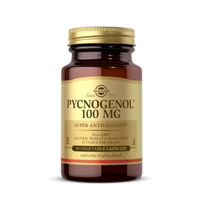 Solgar Pycnogenol Vegetable Capsules 100 mg, Pack of 30
