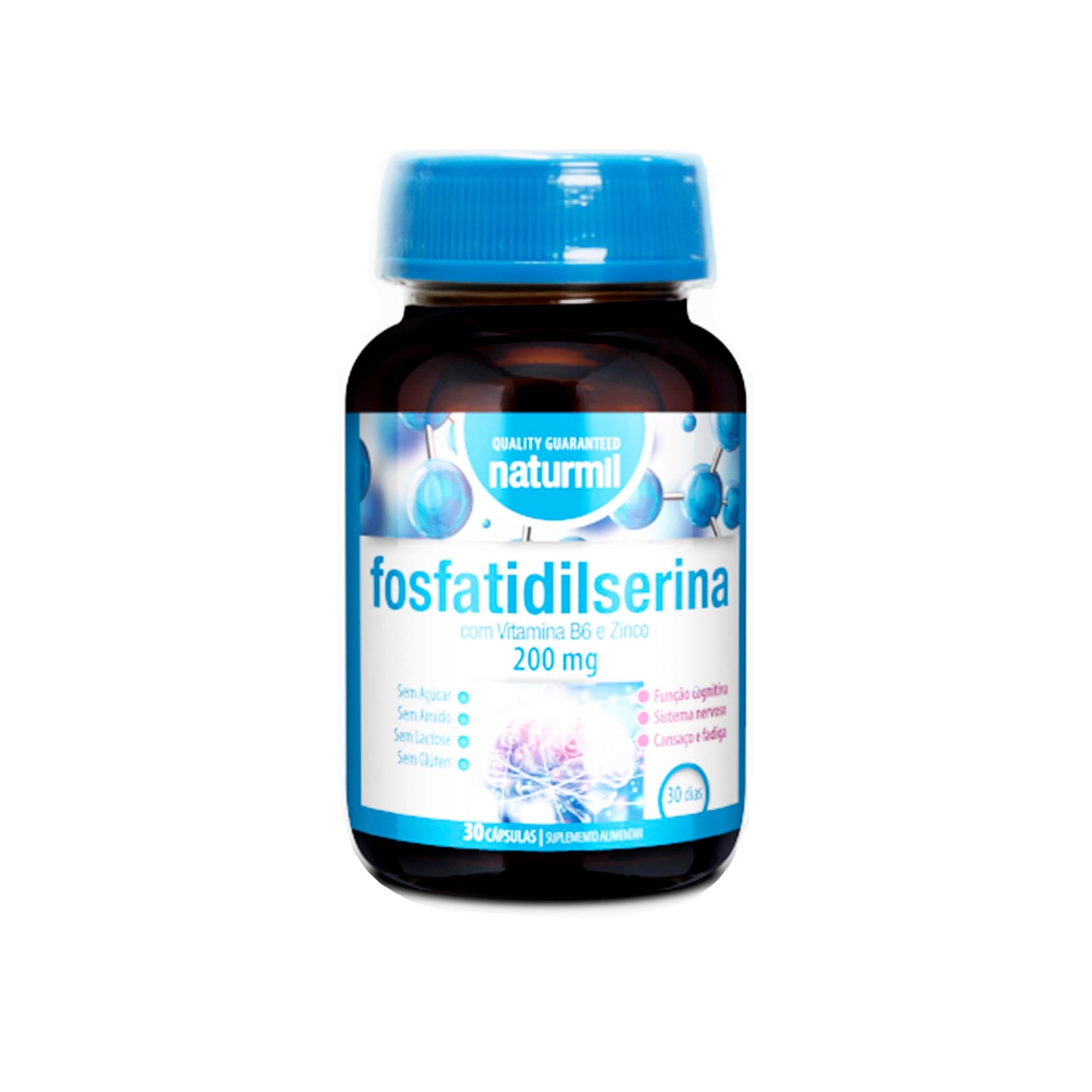 Fosfatidilserina 200 mg vitamina B6 zinc 30 cápsulas